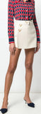 V-Detailed Skort, Ivory