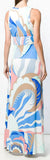 Printed Silk-Blend Maxi Dress