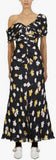 Off-Shoulder Floral Print Dress