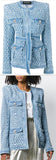 Perforated Denim Jacket