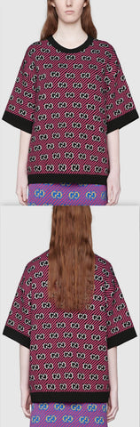 GG Stripe Jacquard Top