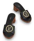Lock it Heel Mules - Light Brown or Black