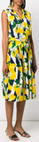 'Claire' Lemon Print Dress