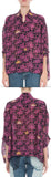 x Paula's Ibiza Floral Print Button-Front Blouse | DESIGNER INSPIRED FASHIONS