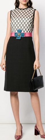 Two-Tone GG Macram̩ Dress | DESIGNER INSPIRED FASHIONS