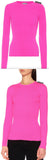 Ribbed Knit Sweater, Neon Pink | DESIGNER INSPIRED FASHIONS