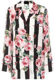 Rose & Stripe Print Pajama Set  *Limited Stock*