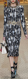 Silver Wear Print Dress