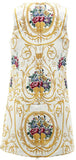 Embellished Cupid Brocade Mini Shift Dress