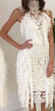 White Wispy Lace Dress