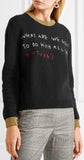 'What are we going to do with all this future' Knit Sweater