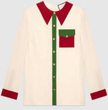 Trompe L'oeil Satin Shirt