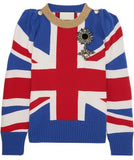 Union Jack Embellished Sweater