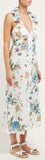 'Ninety-Six' Floral-Print Linen Midi Dress