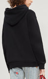 Sequin Logo Hoodie, Black