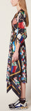 Asymmetrical Printed Dress