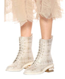 Pearl Ankle Boots - Blue or White