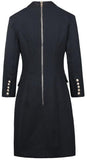 Long Black Double-Breasted Blazer - DESIGNER INSPIRED FASHIONS
