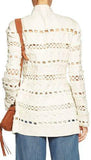 Double-breasted Crochet-Paneled Linen Jacket & Havoc Corded Skirt