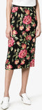 Floral Print Pencil Skirt