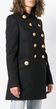 Double-Breasted Fitted Coat