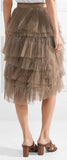 Tiered Tulle and Feather Skirt