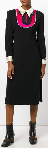 Embellished Bib Dress | DESIGNER INSPIRED FASHIONS
