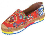 'Carretto' Print Espadrilles - DESIGNER INSPIRED FASHIONS