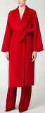 Cashmere & Wool Coat in Red - DESIGNER INSPIRED FASHIONS