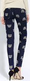 'Teddy Bear' Printed Skinny Jeans - DESIGNER INSPIRED FASHIONS