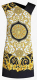 Baroque Sleeveless Printed Mini Dress | DESIGNER INSPIRED FASHIONS