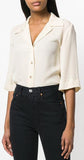 Notched Collar Shirt