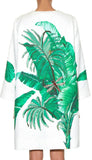Banana Leaf Embellished Brocade Coat - DESIGNER INSPIRED FASHIONS