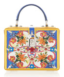 Multi Printed Dauphine Leather Handbag | DESIGNER INSPIRED FASHIONS