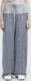 Terry Stripe Combo Pants