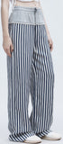 Terry Stripe Combo Pants