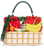 Fruit-Embellished Tote