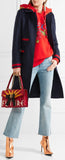 Embellished Grosgrain-Trimmed Coat | DESIGNER INSPIRED FASHIONS