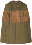 Fringed Cape Coat - DESIGNER INSPIRED FASHIONS