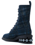 Pearl Ankle Boots - Blue or White