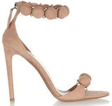'Bomb' Studded Suede Sandals in Beige or Black - DESIGNER INSPIRED FASHIONS