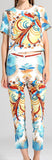 Print Top and Capri Pant Set