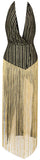 Metallic Fringed Halter-Neck Dress