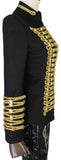Chain Embellished Jacket in Black - DESIGNER INSPIRED FASHIONS