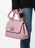 Small Sicily Shoulder Bag, Pink