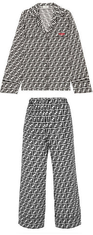FF Logo Pajama Top and Pant Set