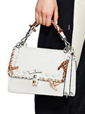 Kan I leather Shoulder Bag - Black, Beige or White
