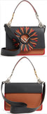 Kan I Century Mix Calfskin Leather Shoulder Bag