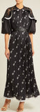 Arrow Print Midi Dress