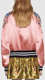 Reversible Sequin Acetate Bomber Jacket